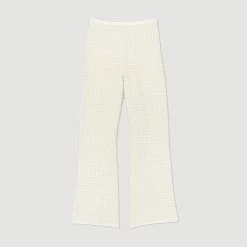 Brand new ???? Sandro Tweed Trousers Ecru ???? -Sandro Shop Sandro SFPPA01084 11 V P