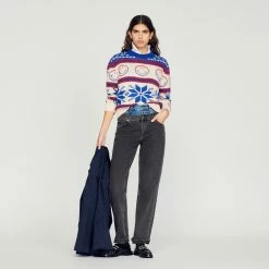 Coupon ???? Sandro Smiley© Sweater Ecru ????