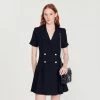 Best reviews of ✨ Sandro Short Tweed ???? Coat ???? Dress Black ????