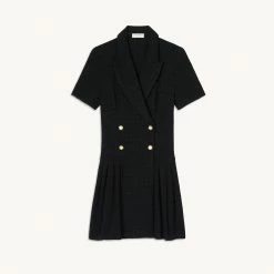 Best reviews of ✨ Sandro Short Tweed ???? Coat ???? Dress Black ???? -Sandro Shop Sandro SFPRO01234 20 V P