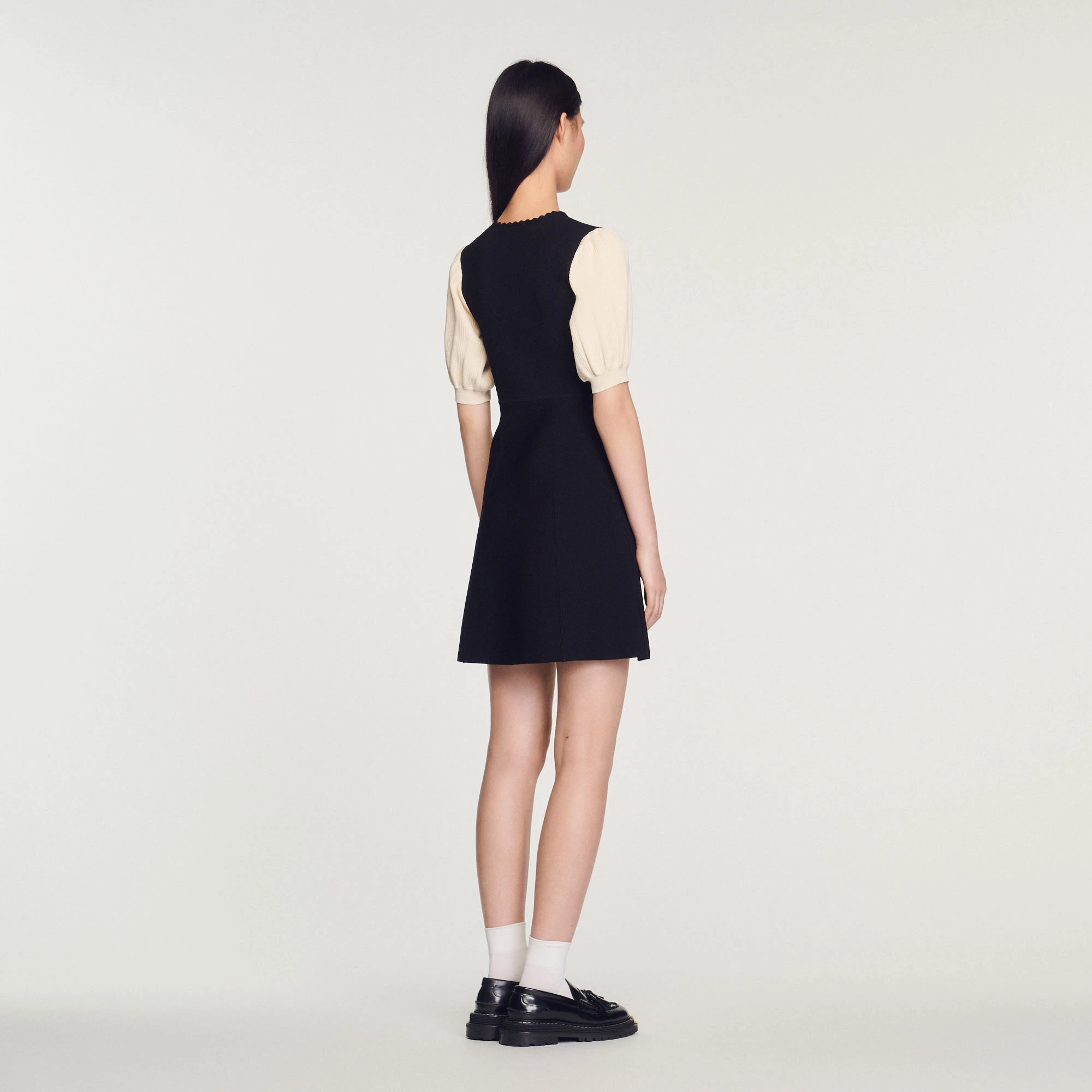 New ???? Sandro Short Knitted ???? Dress Black ???? 4 New ???? Sandro Short Knitted ???? Dress Black ???? - Image 4