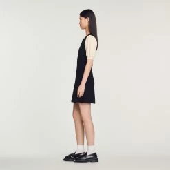 New ???? Sandro Short Knitted ???? Dress Black ???? 10 New ???? Sandro Short Knitted ???? Dress Black ???? -Sandro Shop Sandro SFPRO02493 20 V 6