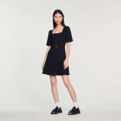 Best deal ❤️ Sandro Short Tweed ???? Dress Black ⭐