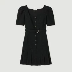 Best deal ❤️ Sandro Short Tweed ???? Dress Black ⭐ -Sandro Shop Sandro SFPRO02554 20 V P