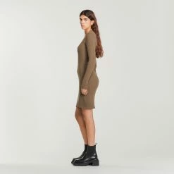 Wholesale ✔️ Sandro Ribbed Knit ???? Dress Olive Green ✨ 12 Wholesale ✔️ Sandro Ribbed Knit ???? Dress Olive Green ✨ -Sandro Shop Sandro SFPRO02670 84 V 6
