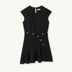 Best reviews of ???? Sandro Asymmetric Tweed ???? Dress Black ✨ -Sandro Shop Sandro SFPRO02682 20 V P