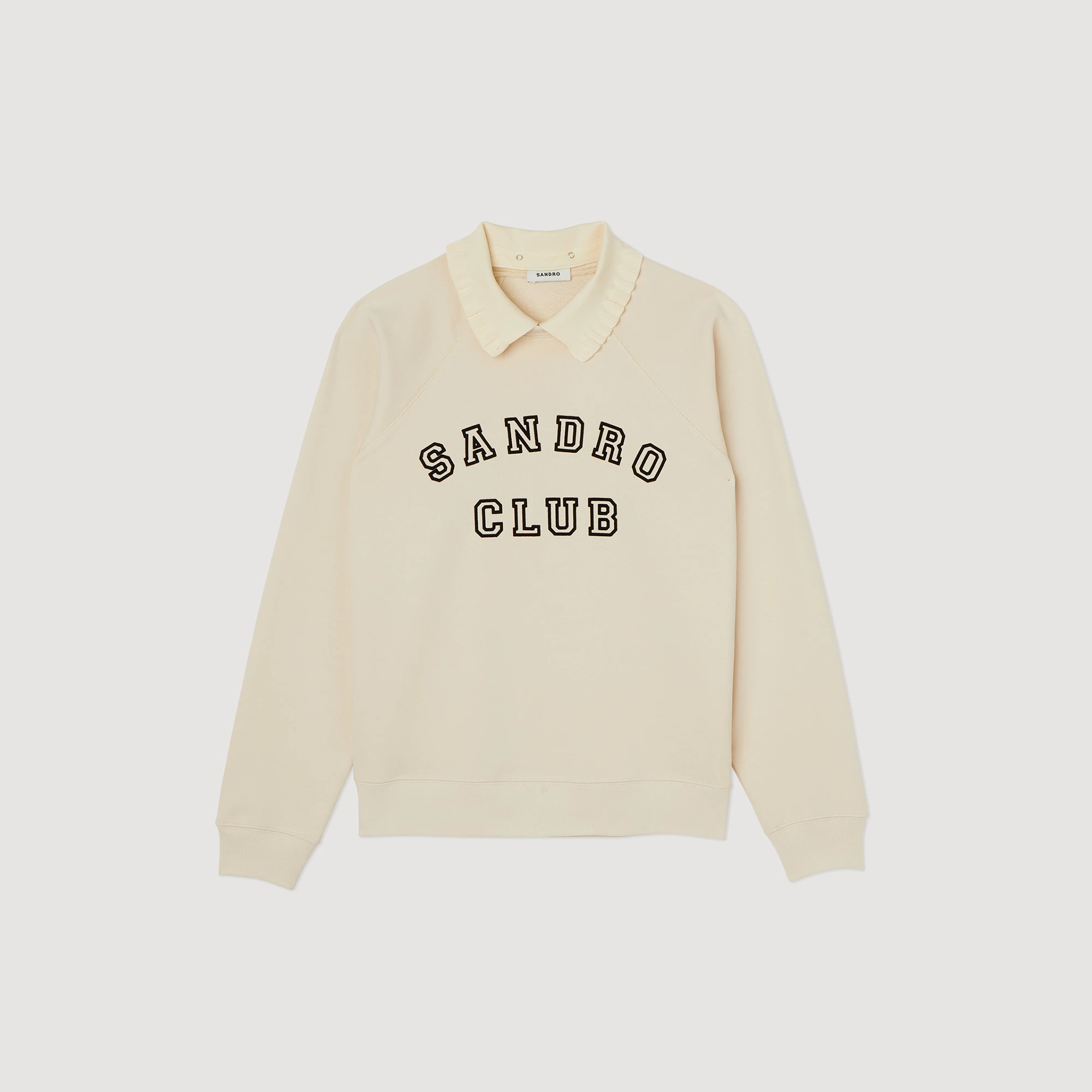 Top 10 ???? Sandro Oversized Sweatshirt With ???? Shirt Collar Beige ✨ 7 Top 10 ???? Sandro Oversized Sweatshirt With ???? Shirt Collar Beige ✨ - Image 7