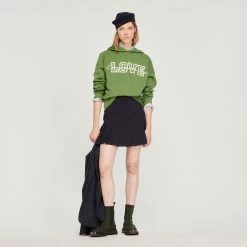 New ⭐ Sandro Love Community Hoodie Green ????