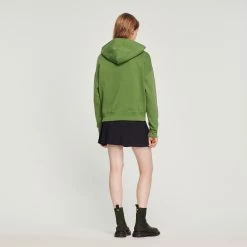 New ⭐ Sandro Love Community Hoodie Green ???? -Sandro Shop Sandro SFPSW00537 80 V 5