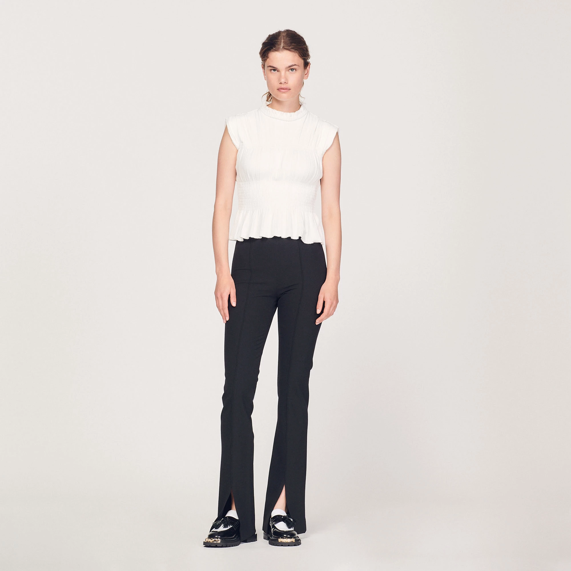 Brand new ???? Sandro Smocked Top Ecru ???? 2 Brand new ???? Sandro Smocked Top Ecru ???? - Image 2