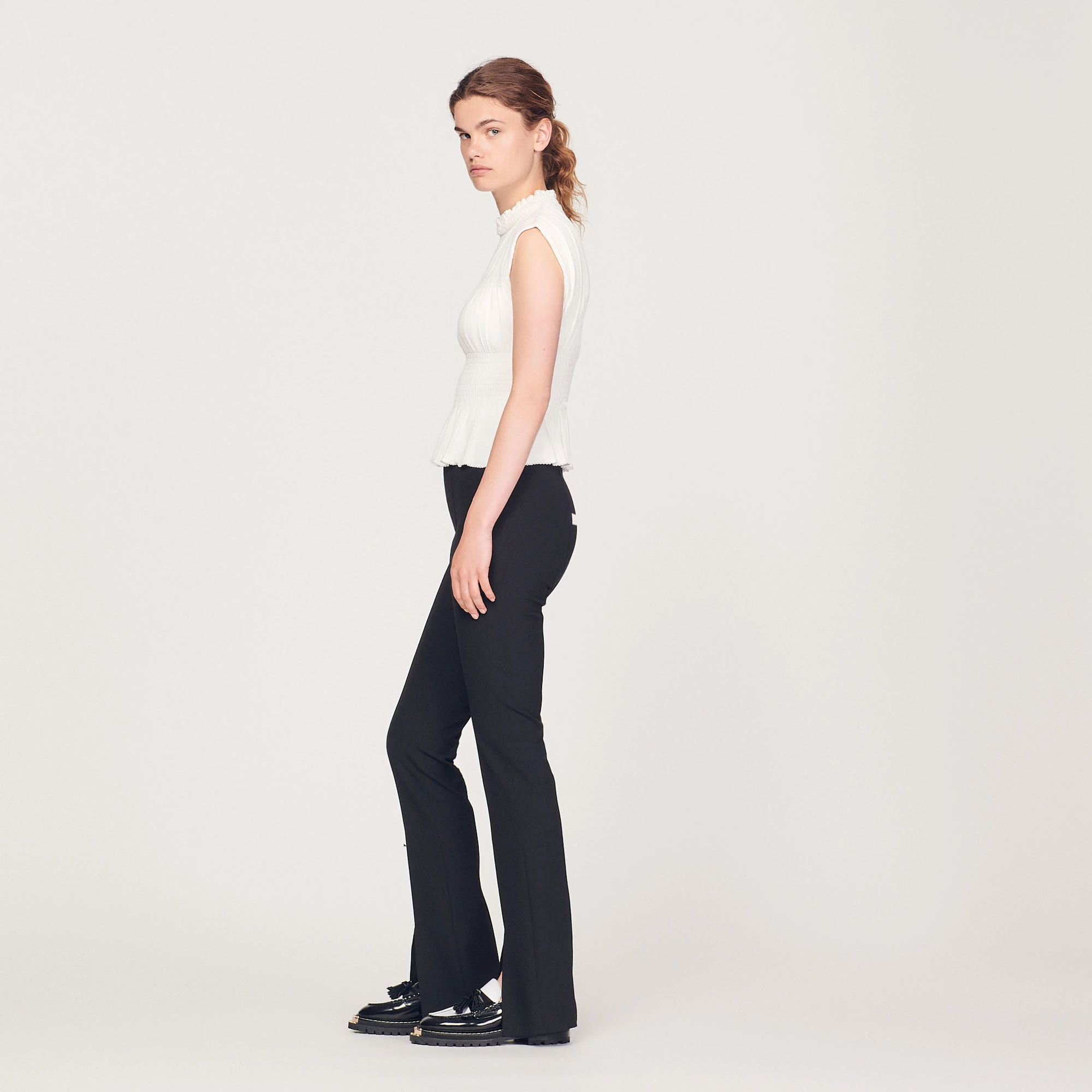 Brand new ???? Sandro Smocked Top Ecru ???? 6 Brand new ???? Sandro Smocked Top Ecru ???? - Image 6