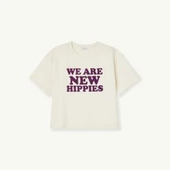 Buy ✔️ Sandro Cropped We Are The New Hippies T-shirt Ecru ???? 13 Buy ✔️ Sandro Cropped We Are The New Hippies T-shirt Ecru ???? -Sandro Shop Sandro SFPTS01176 11 V P