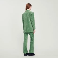 Promo ???? Sandro Corduroy Tailored Jacket Olive Green ???? 11 Promo ???? Sandro Corduroy Tailored Jacket Olive Green ???? -Sandro Shop Sandro SFPVE00732 802 V 5