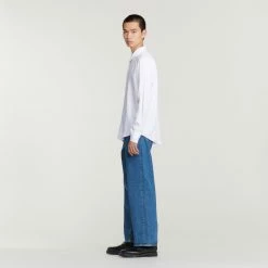 Flash Sale ???? Sandro Flowing Long-sleeved ???? Shirt White ???? -Sandro Shop Sandro SHPCM00662 10 V 6