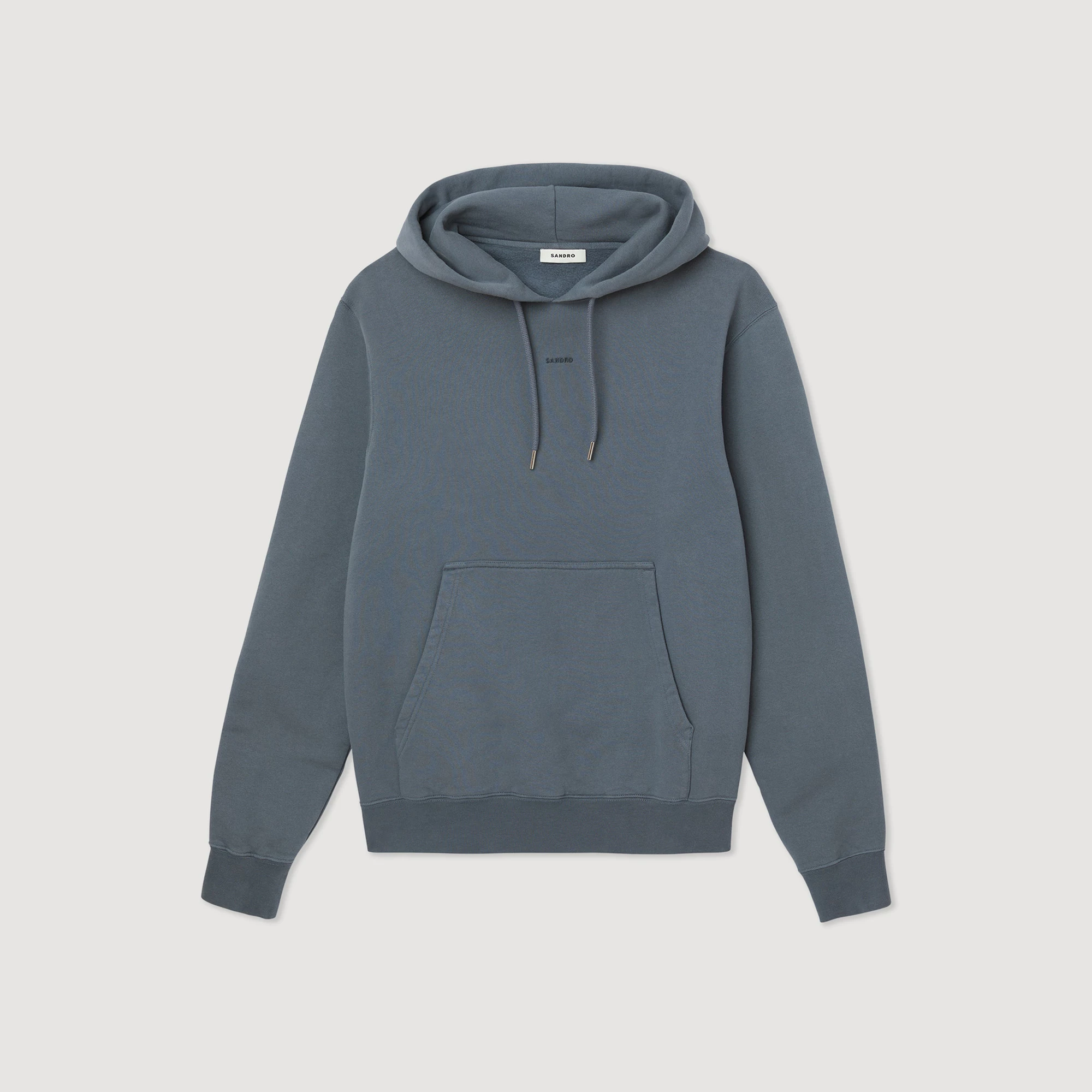 Outlet ???? Sandro Embroidered Hoodie Men Dark Grey ???? 6 Outlet ???? Sandro Embroidered Hoodie Men Dark Grey ???? - Image 6