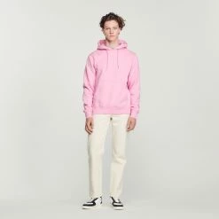 New ⌛ Sandro Embroidered Hoodie Men ???? Candy Pink ???? 8 New ⌛ Sandro Embroidered Hoodie Men ???? Candy Pink ???? -Sandro Shop Sandro SHPSW00458 616 H V