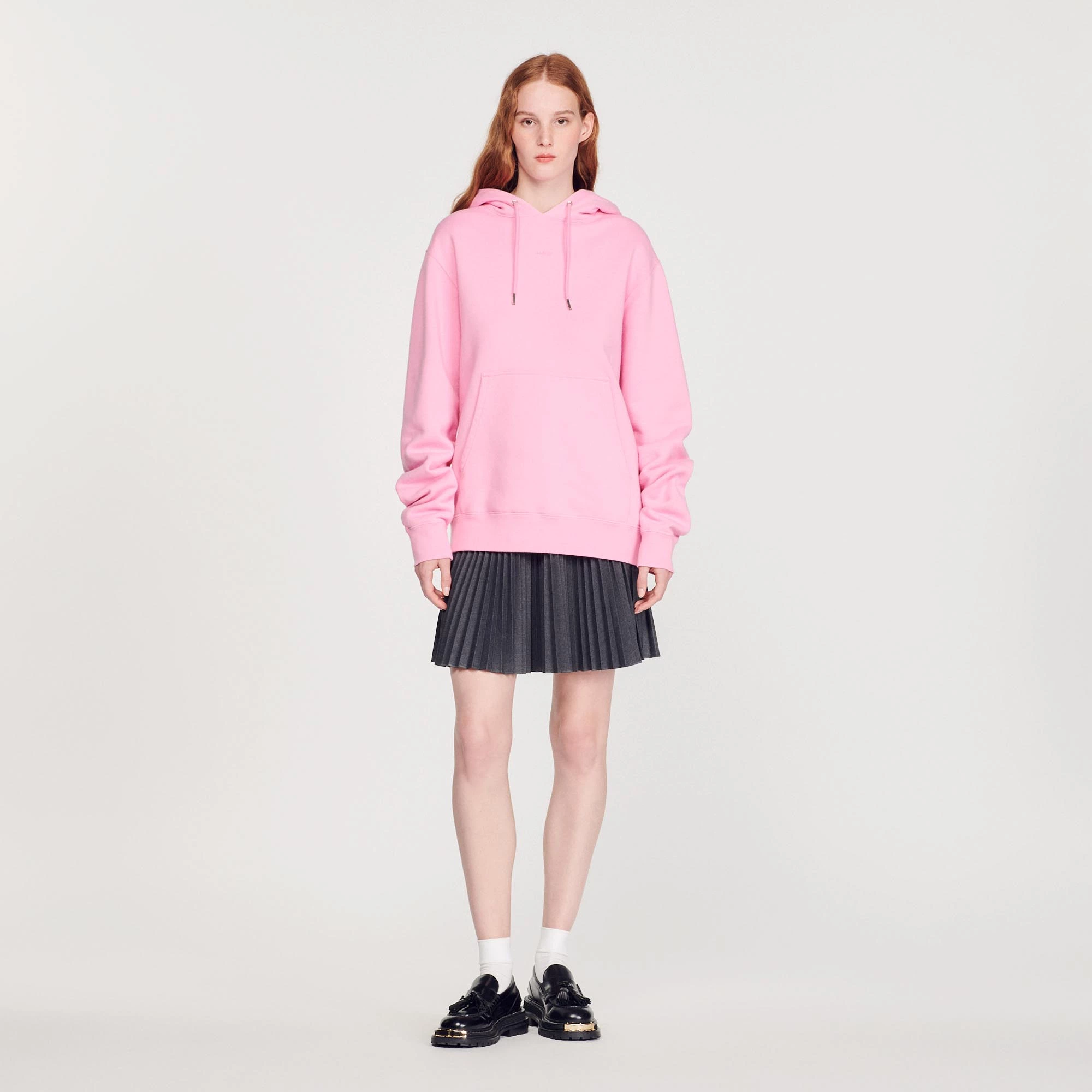 New ⌛ Sandro Embroidered Hoodie Men ???? Candy Pink ???? 4 New ⌛ Sandro Embroidered Hoodie Men ???? Candy Pink ???? - Image 4