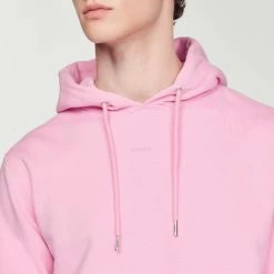 New ⌛ Sandro Embroidered Hoodie Men ???? Candy Pink ???? 10 New ⌛ Sandro Embroidered Hoodie Men ???? Candy Pink ???? -Sandro Shop Sandro SHPSW00458 616 V 5