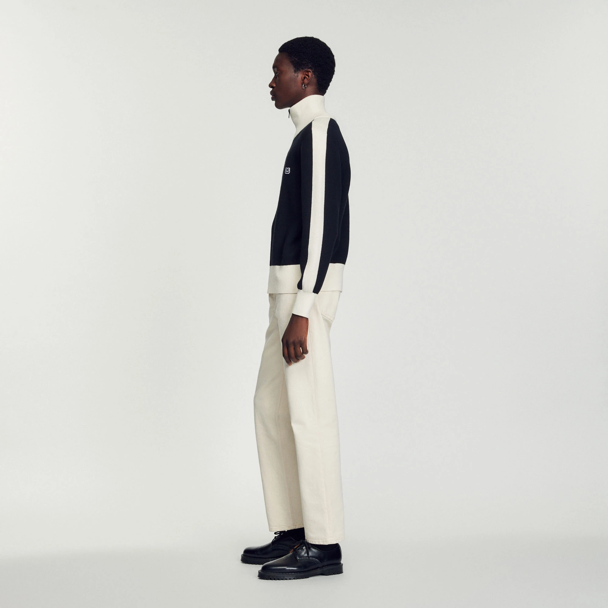 Deals ???? Sandro Two-tone Zip Cardigan Black ✔️ 6 Deals ???? Sandro Two-tone Zip Cardigan Black ✔️ - Image 6