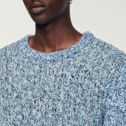 Outlet ???? Sandro Wool Sweater Sky Blue ???? 11 Outlet ???? Sandro Wool Sweater Sky Blue ???? -Sandro Shop Sandro SHPTR00427 40 V 5