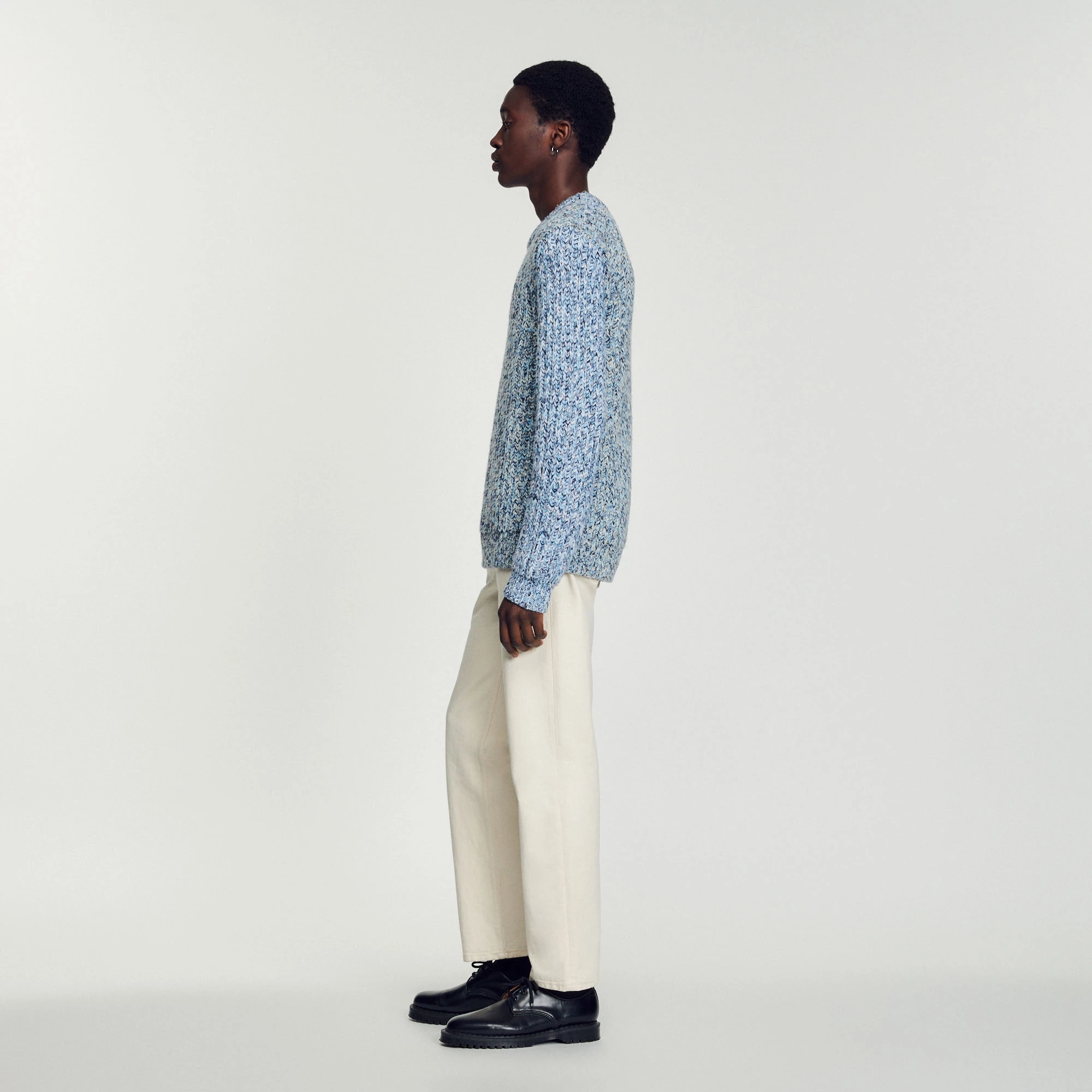 Outlet ???? Sandro Wool Sweater Sky Blue ???? 6 Outlet ???? Sandro Wool Sweater Sky Blue ???? - Image 6