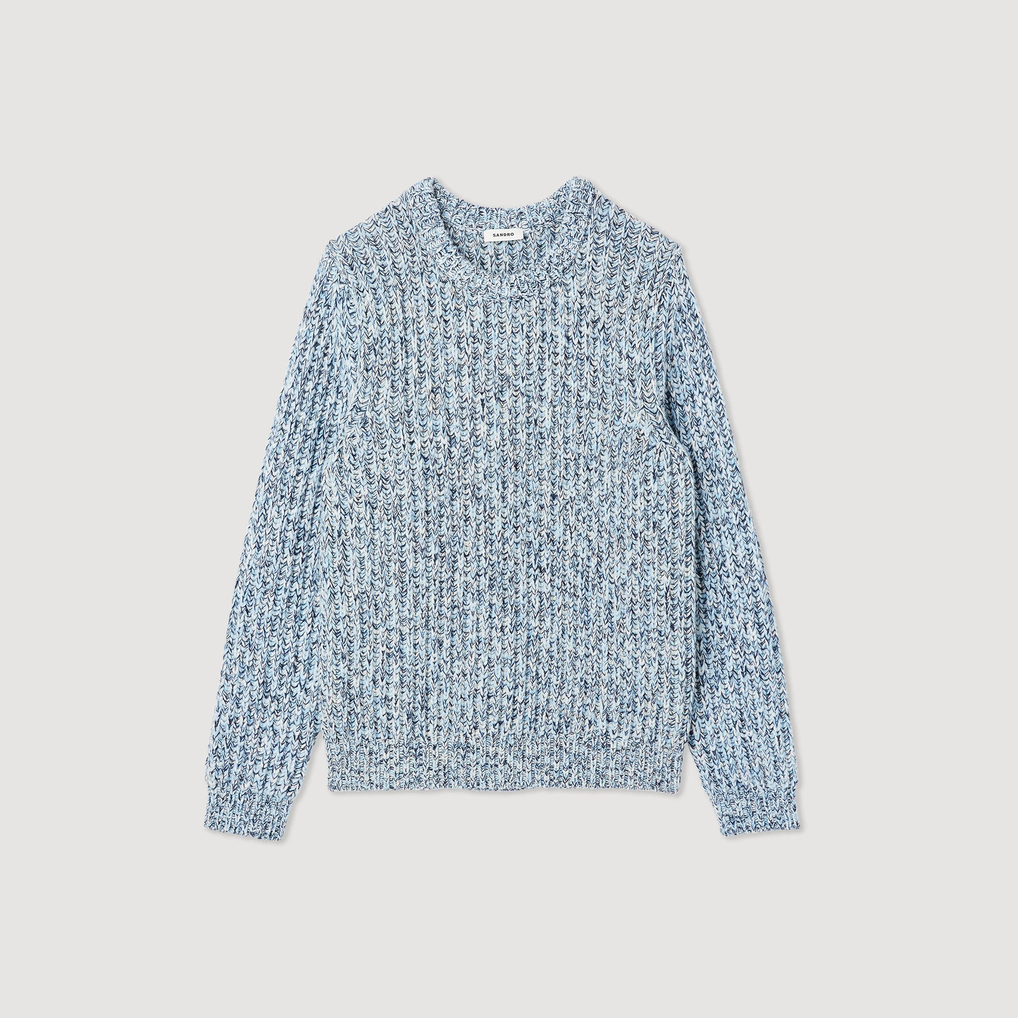 Outlet ???? Sandro Wool Sweater Sky Blue ???? 7 Outlet ???? Sandro Wool Sweater Sky Blue ???? - Image 7